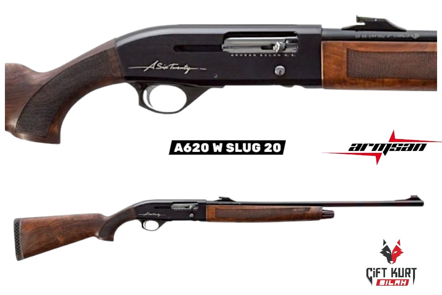 ARMSAN A620 W SLUG 20 KALİBRE OTOMATİK YİVSİZ AV TÜFEĞİ